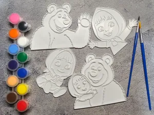 Masha and the Bear Coloring Set