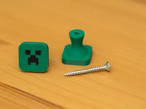Minecraft Creeper Cabinet Knob – IKEA Hack