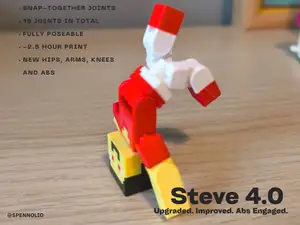 Articulated Steve 4.0 - 15 Points of Movement