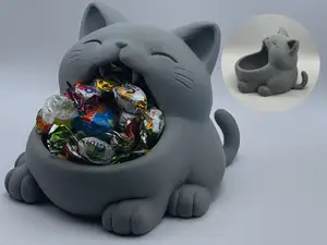 Yawn Bowl Cat – cute storage kitty