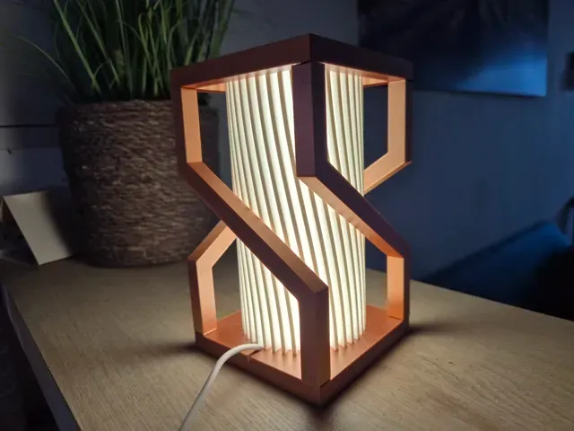 Modern Copper LED Lamp — Фото 5 из 5
