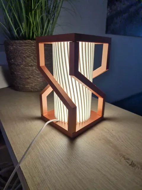 Modern Copper LED Lamp — Фото 4 из 5