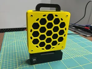 Solder Fume Extractor with assembly guide