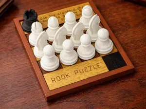 Rook Puzzle | Lleva la torre a la casilla negra