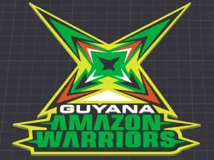 GUYANA Amazon Warriors Cricket Team Logo