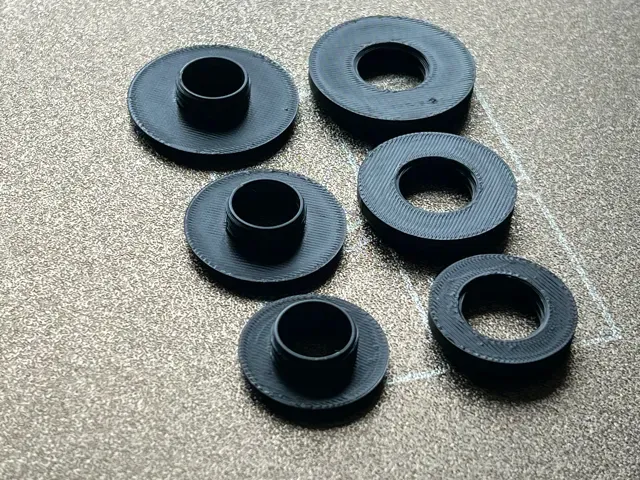 Screw-on Tarp & Fabric repair grommet ID 14mm 1/2” — Фото 2 из 9