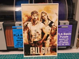 The Fall Guy Movie Poster - Hueforge Art