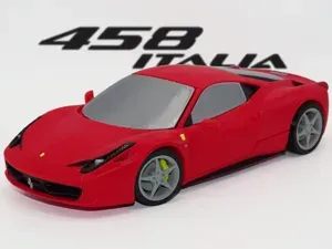 Ferrari 458 w/ Steering Scale 1:19