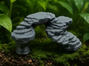 physics Stone steps Reptile Tank Decor/ Small pets