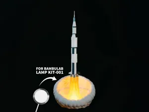 Saturn V Moon Rocket | LED Lamp Kit 001 | No AMS