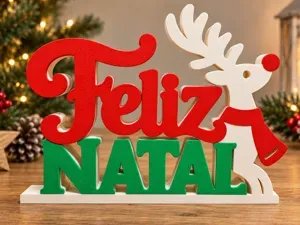 Feliz Natal – Christmas Reindeer Decoration