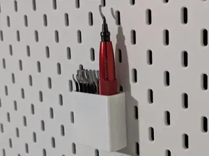 Deburring Tool Holder for Ikea Pegboard (Skadis)