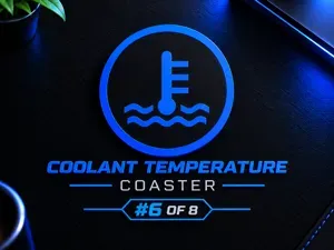 Engine Coolant Light Coaster