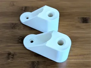 Heavy duty IKEA clothes rack rod holder