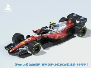 【Ferrari】法拉利2026款F1赛车 SF-26涂装 #16号车 勒克莱尔座驾 组装/轮胎可动