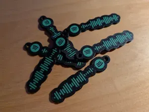 Spotify - Never gonna give you up - Keychain