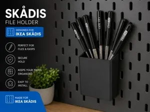 IKEA SKÅDIS File Holder – File & Tool Organizer