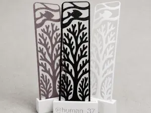 Coral Reef Cutout Bookmark | Single-Color Print