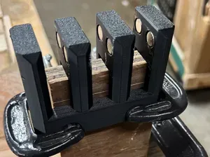 Magnetic Finger Joint Jig for Hand Saw Joinery