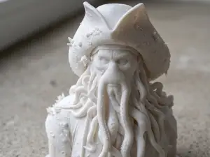 Davy Jones Pirates Bust 3D Print Model 258