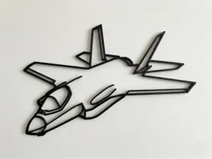 Lockheed Martin F-35 Lightning II Iso Wall Art
