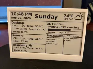 7.5inch E-ink display for Raspberry Pi 5