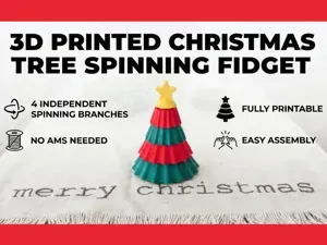 Christmas Tree Spinning Fidget