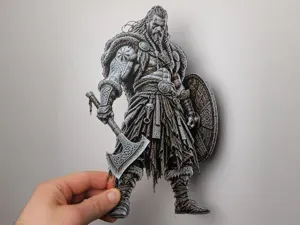 Viking Berserker Warrior Wall Art