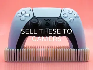 PS5 Controller Stand Lines by Pork3D.com