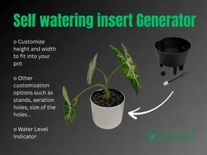 Self watering insert Generator (Hydro/Wicking)