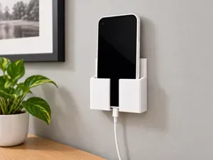 Wall-Mounted Smartphone Charging Holder
