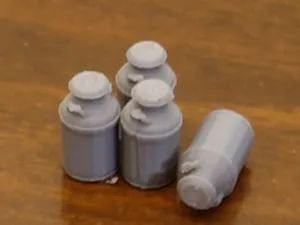 HO Scale Milk Churn 1:87