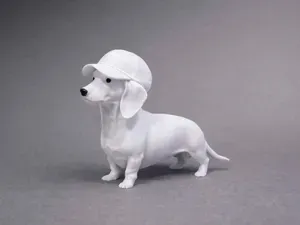 Dachshund, Sausage Dog with Cap - Animal