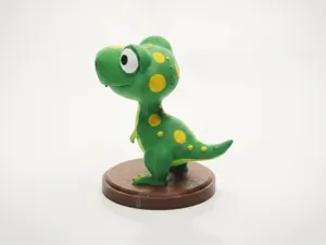 Chibi Dino Figurine Cute Collectible 3D Printable