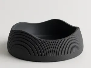 Ripple Arc Minimal Catchall Bowl