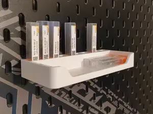 Simple CNC Bit Holder for IKEA Skådis