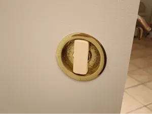 Double-sided sliding door handle adapter