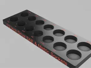1/2" Drive Socket Organizers