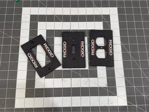 Ridgid Light Switch Plate Set