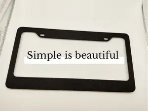 Blank US License Plate Frame