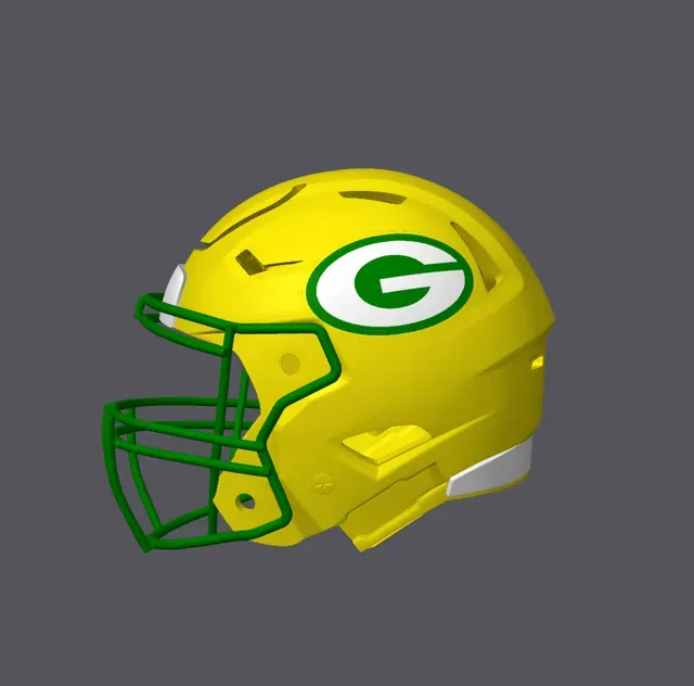 Green Bay Packers Football Helmet - Speedflex — Фото 3 из 3