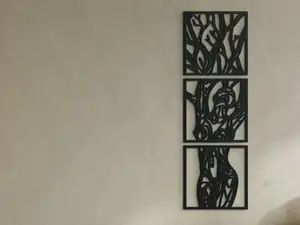 Woman and Tree 3D Wall Art