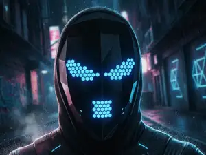 Cyberpunk Hex Mask