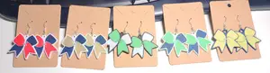 Cheer Bow Earrings / Keychain