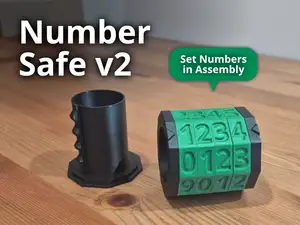 Number Safe - Cryptex (no Supports)
