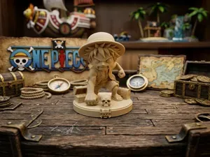 Rufy Cappello di Paglia/ Miniatura Chibi One Piece