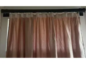 No-Drill Curtain Rod System