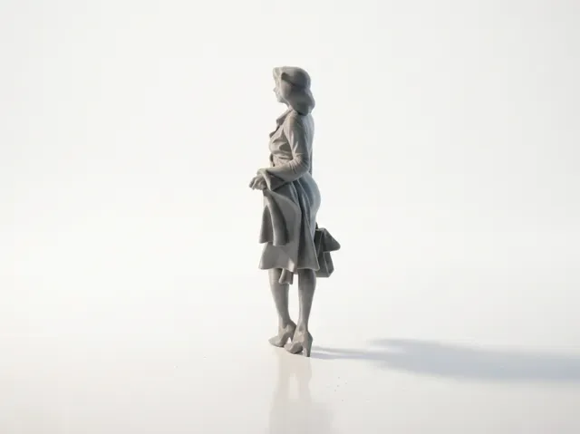 Office Girl Professional Woman Figurine — Фото 5 из 5