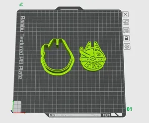 Millennium Falcon Cookie Cutter