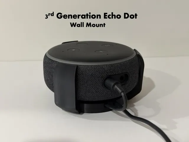Echo Dot 3rd Generation Wall Mount